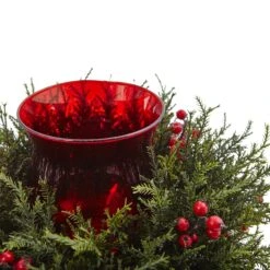 Cedar Berry Candelabrum 6 Cedar Berry Candelabrum -Artificial Trees Store artificial cedar berry candelabrum nearly natural 655986