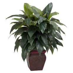 Cordyline W/Decorative Vase Silk Plant