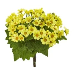 Daisy Bush Artificial Flower (Set Of 6) -Artificial Trees Store artificial daisy bush artificial flower set of 6 nearly natural yellow 184373