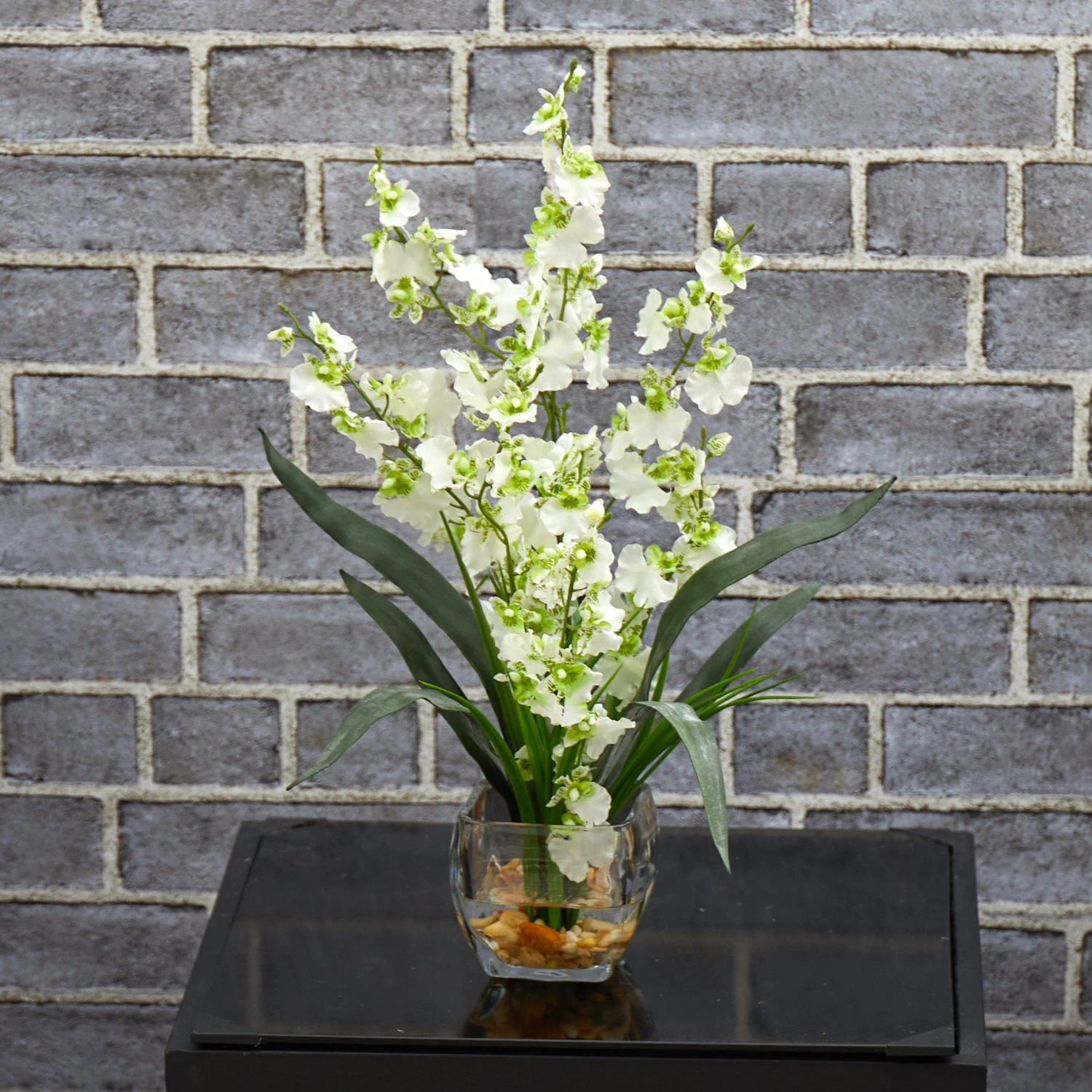 Dancing Lady Orchid Liquid Illusion Silk Flower Arrangement 7 Dancing Lady Orchid Liquid Illusion Silk Flower Arrangement - Image 7