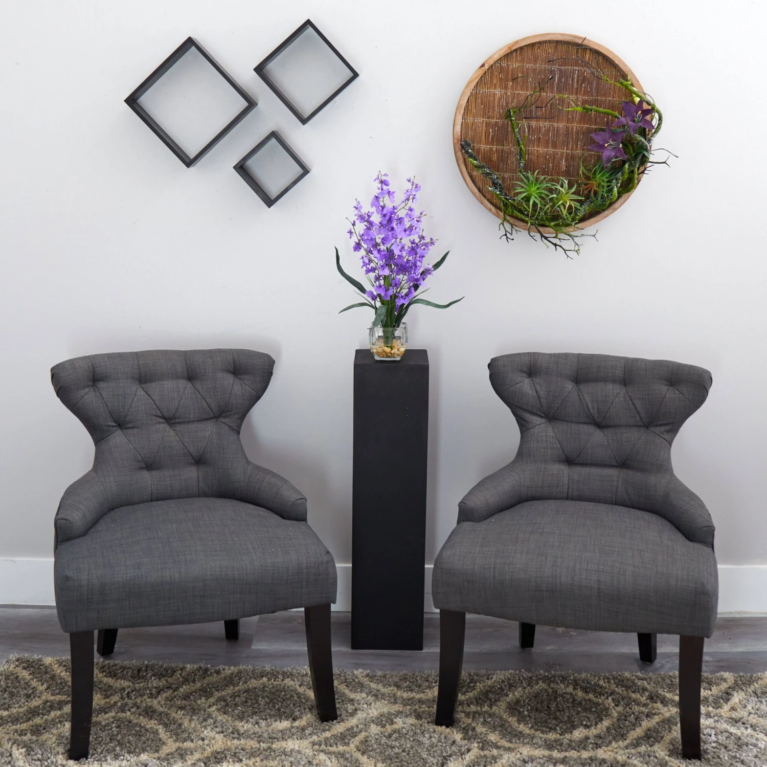 Dancing Lady Orchid Liquid Illusion Silk Flower Arrangement 8 Dancing Lady Orchid Liquid Illusion Silk Flower Arrangement - Image 8