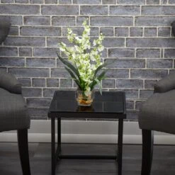 Dancing Lady Orchid Liquid Illusion Silk Flower Arrangement 23 Dancing Lady Orchid Liquid Illusion Silk Flower Arrangement -Artificial Trees Store artificial dancing lady orchid liquid illusion silk flower arrangement nearly natural 835150