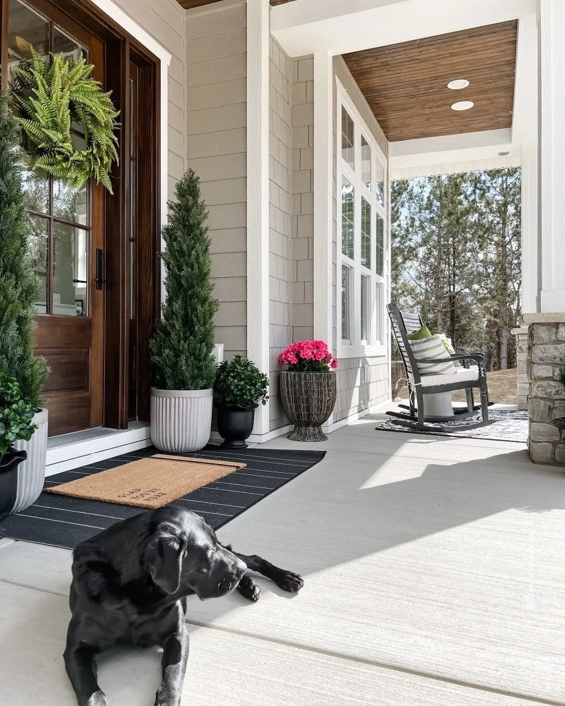 Geranium Artificial Plant In Metal Planter UV Resistant (Indoor/Outdoor) 3 Geranium Artificial Plant In Metal Planter UV Resistant (Indoor/Outdoor) - Image 3