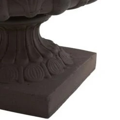 Iron Finished Decorative Urn (Indoor/Outdoor) -Artificial Trees Store artificial iron finished decorative urn indooroutdoor nearly natural 971851