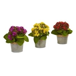 Kalanchoe Artificial Arrangements (Set Of 3)