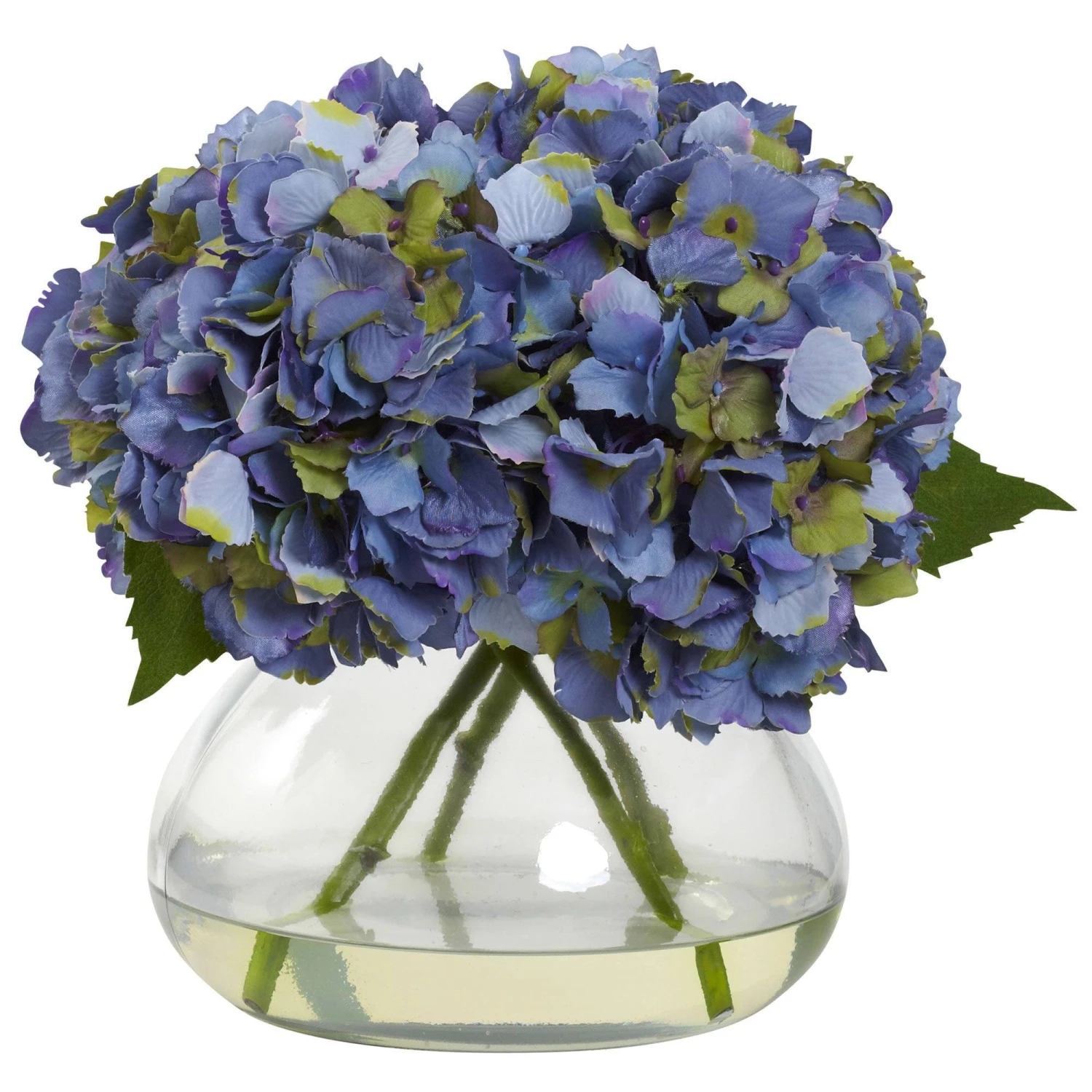 Large Blooming Hydrangea W/Vase 1 Large Blooming Hydrangea W/Vase