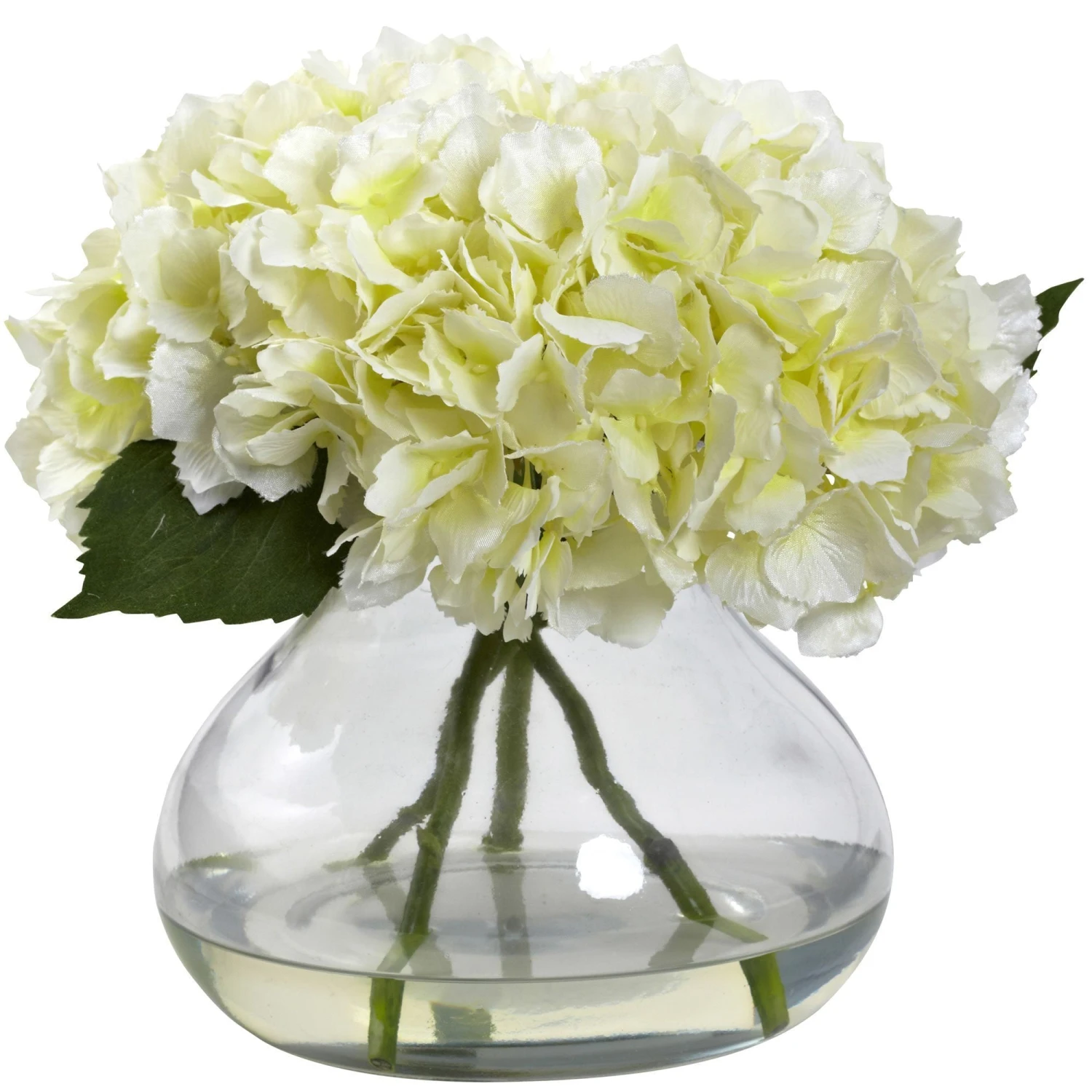 Large Blooming Hydrangea W/Vase 2 Large Blooming Hydrangea W/Vase - Image 2