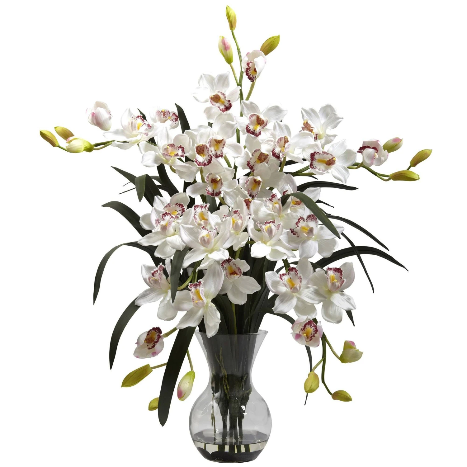 Large Cymbidium W/Vase Arrangement 2 Large Cymbidium W/Vase Arrangement - Image 2
