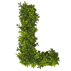 “LOVE” Boxwood Artificial Wall Decoration (Indoor/Outdoor) Trellis -Artificial Trees Store artificial love boxwood artificial wall decoration indooroutdoor nearly natural 258957