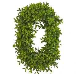 “LOVE” Boxwood Artificial Wall Decoration (Indoor/Outdoor) Trellis -Artificial Trees Store artificial love boxwood artificial wall decoration indooroutdoor nearly natural 766025