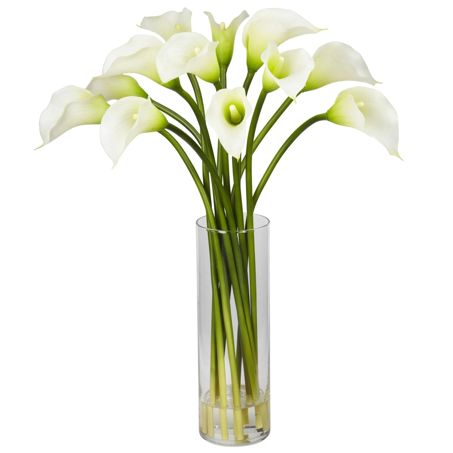 Mini Calla Lily Silk Flower Arrangement 1 Mini Calla Lily Silk Flower Arrangement