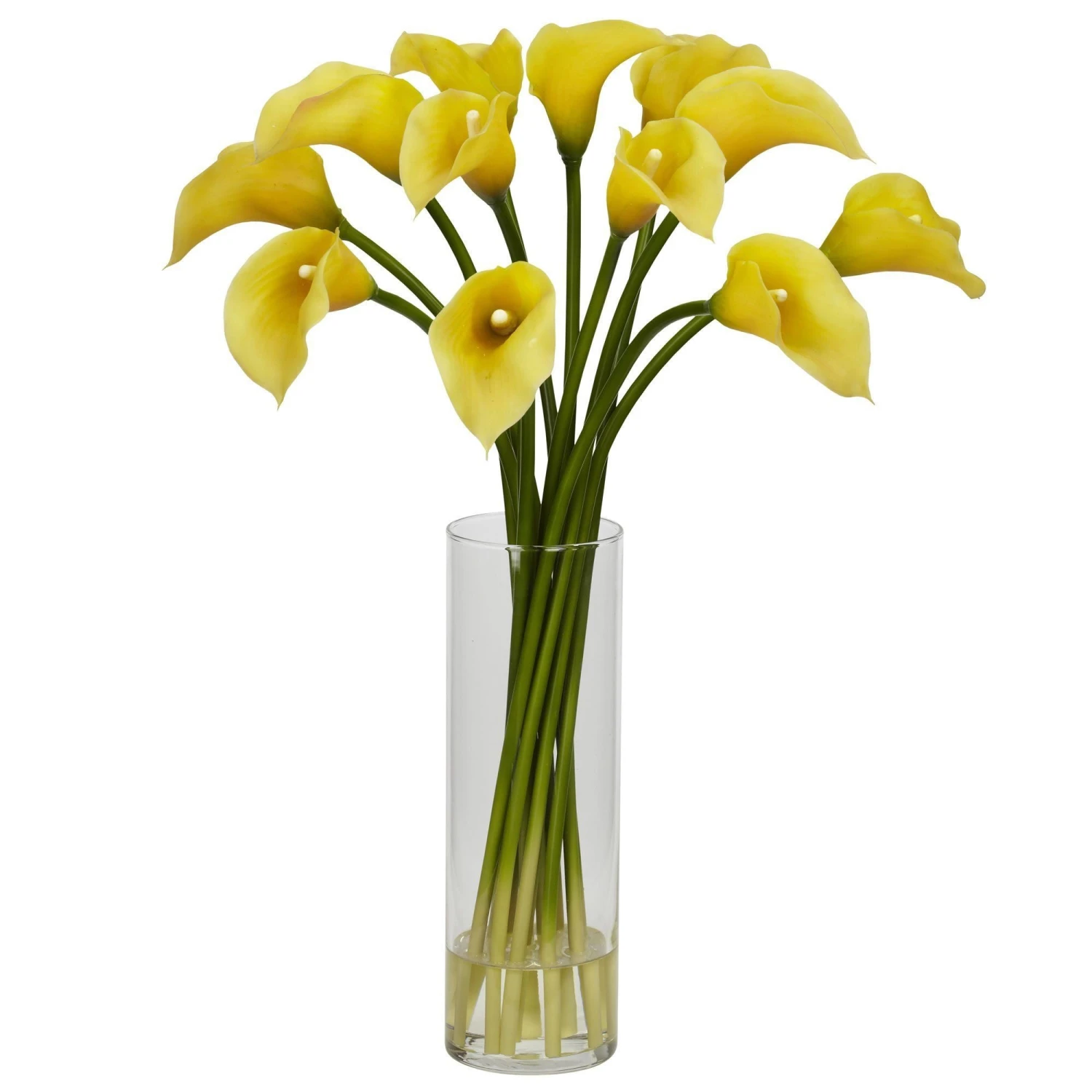 Mini Calla Lily Silk Flower Arrangement 4 Mini Calla Lily Silk Flower Arrangement - Image 4