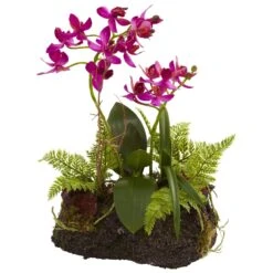Orchid Island (Set Of 2) -Artificial Trees Store artificial orchid island set of 2 nearly natural 202794