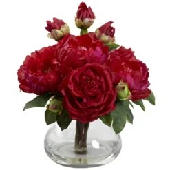 Peony & Rose W/Vase