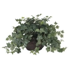 Puff Ivy W/Vase Silk Plant