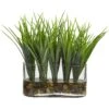 Vanilla Grass Artificial Plant In Oval Vase